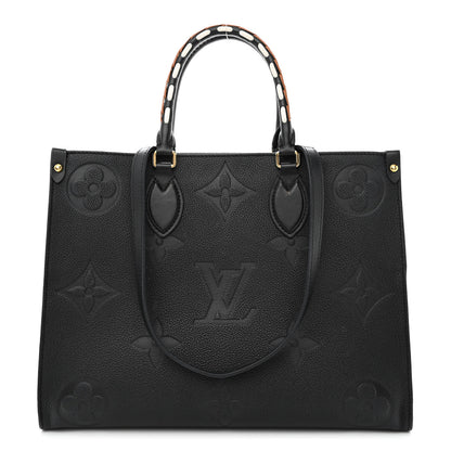Louis Vuitton Empreinte Monogram Giant Wild At Heart Onthego MM Black 1 of 10