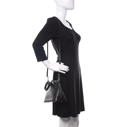 Louis Vuitton Epi Alma BB Black 2 of 9