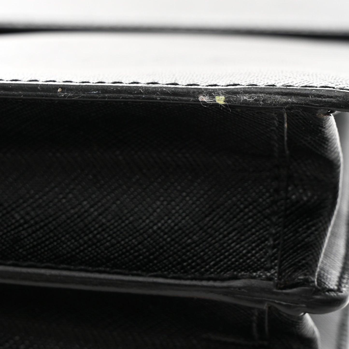 Saffiano Briefcase Black