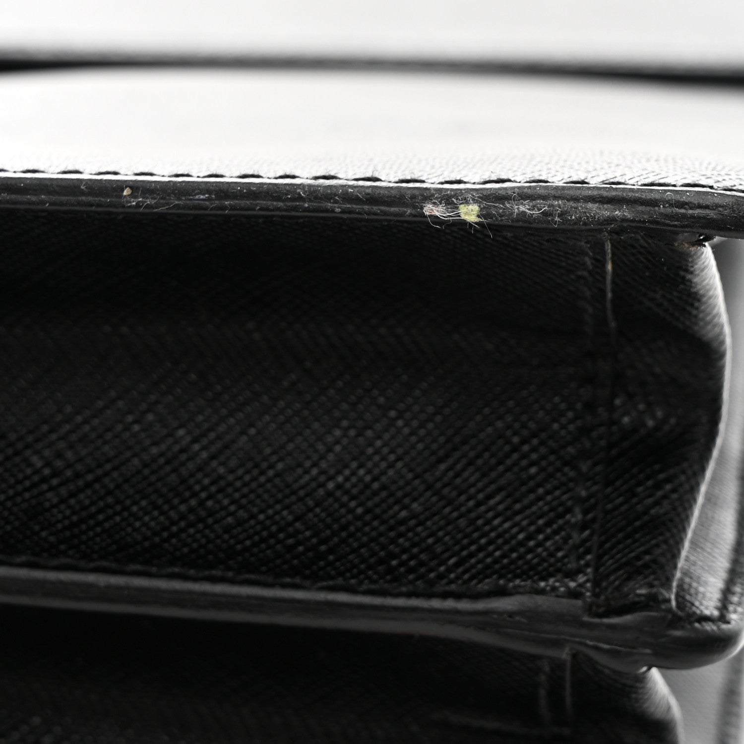 Prada Saffiano Briefcase Black 10 of 11