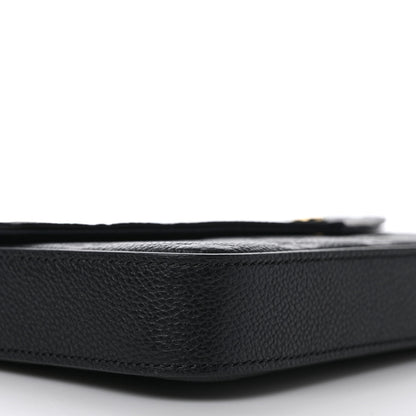 Louis Vuitton Empreinte Pochette Felicie Chain Wallet Black 9 of 10