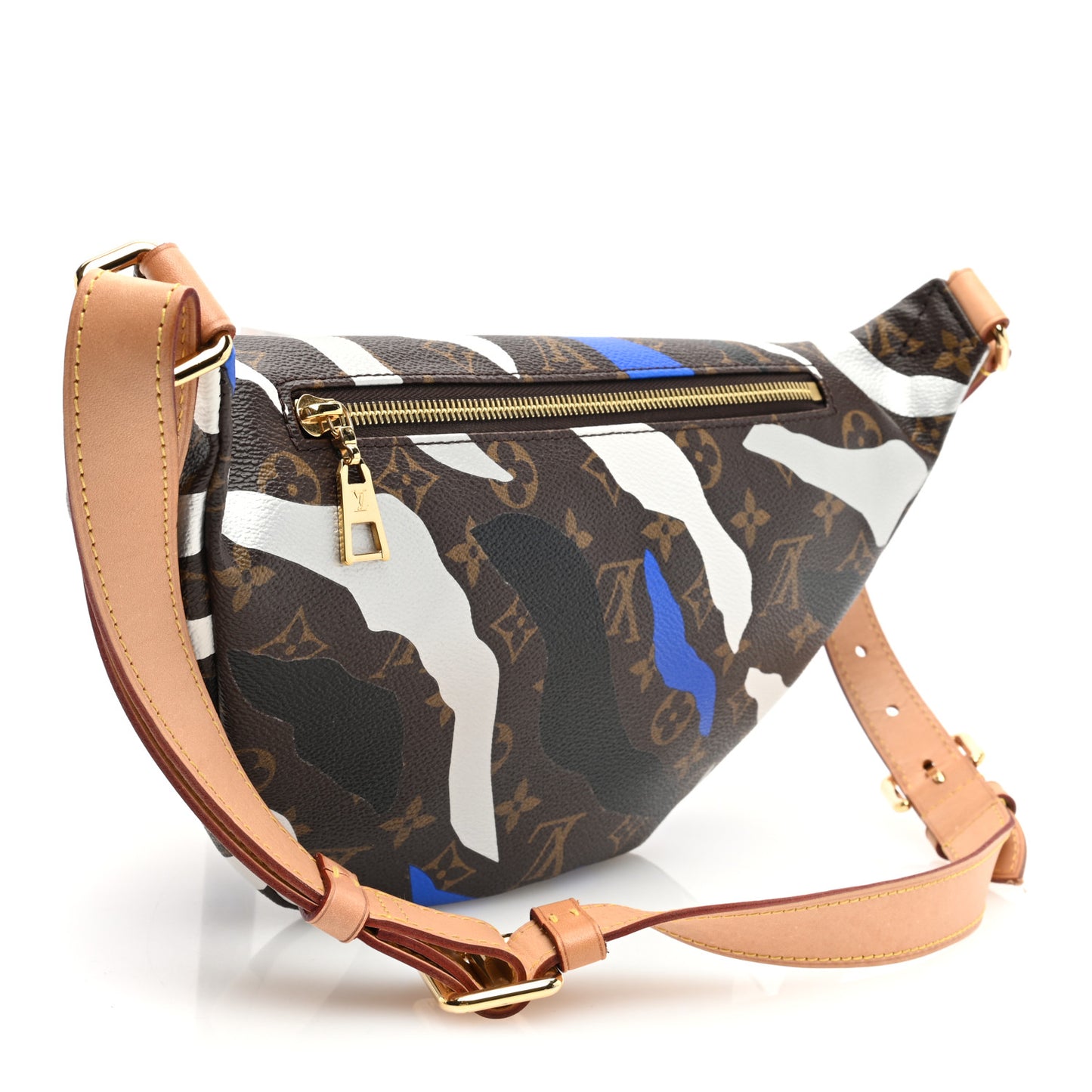 x LoL Monogram Bumbag Blue Silver