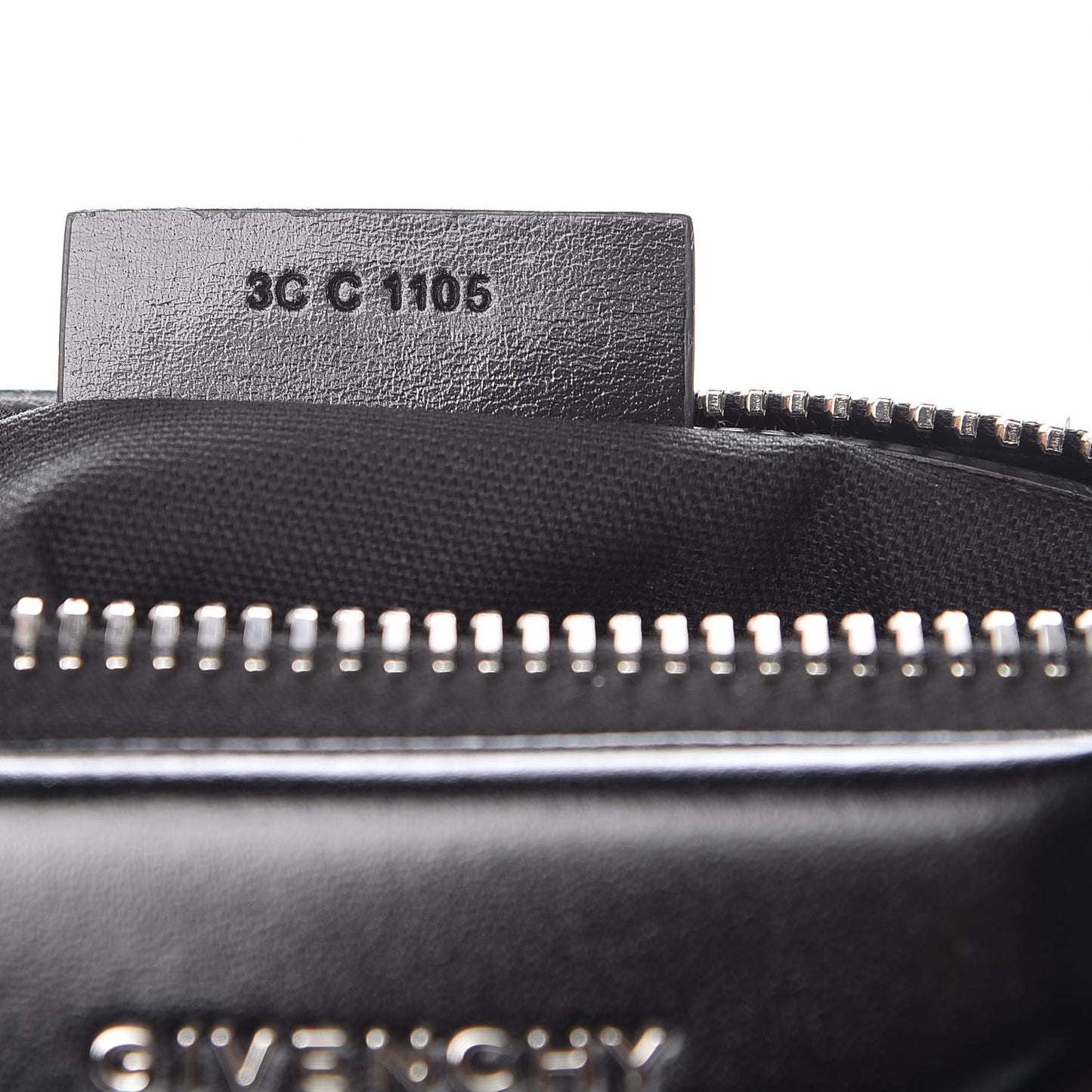 Shiny Lord Calfskin Small Antigona Black
