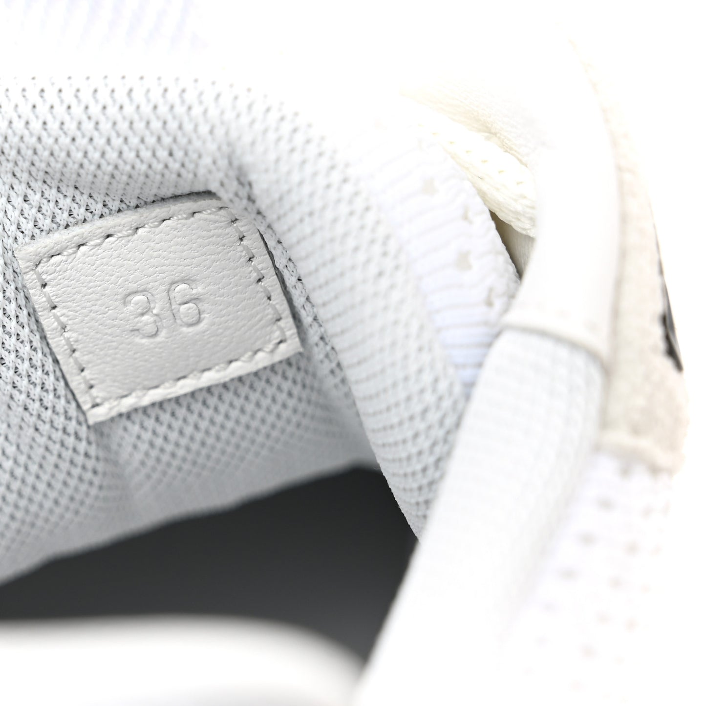 Technical Knit Suede Heros Sneakers 36 White