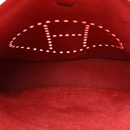 Hermes Taurillon Clemence Evelyne GM Rouge Casaque 5 of 16
