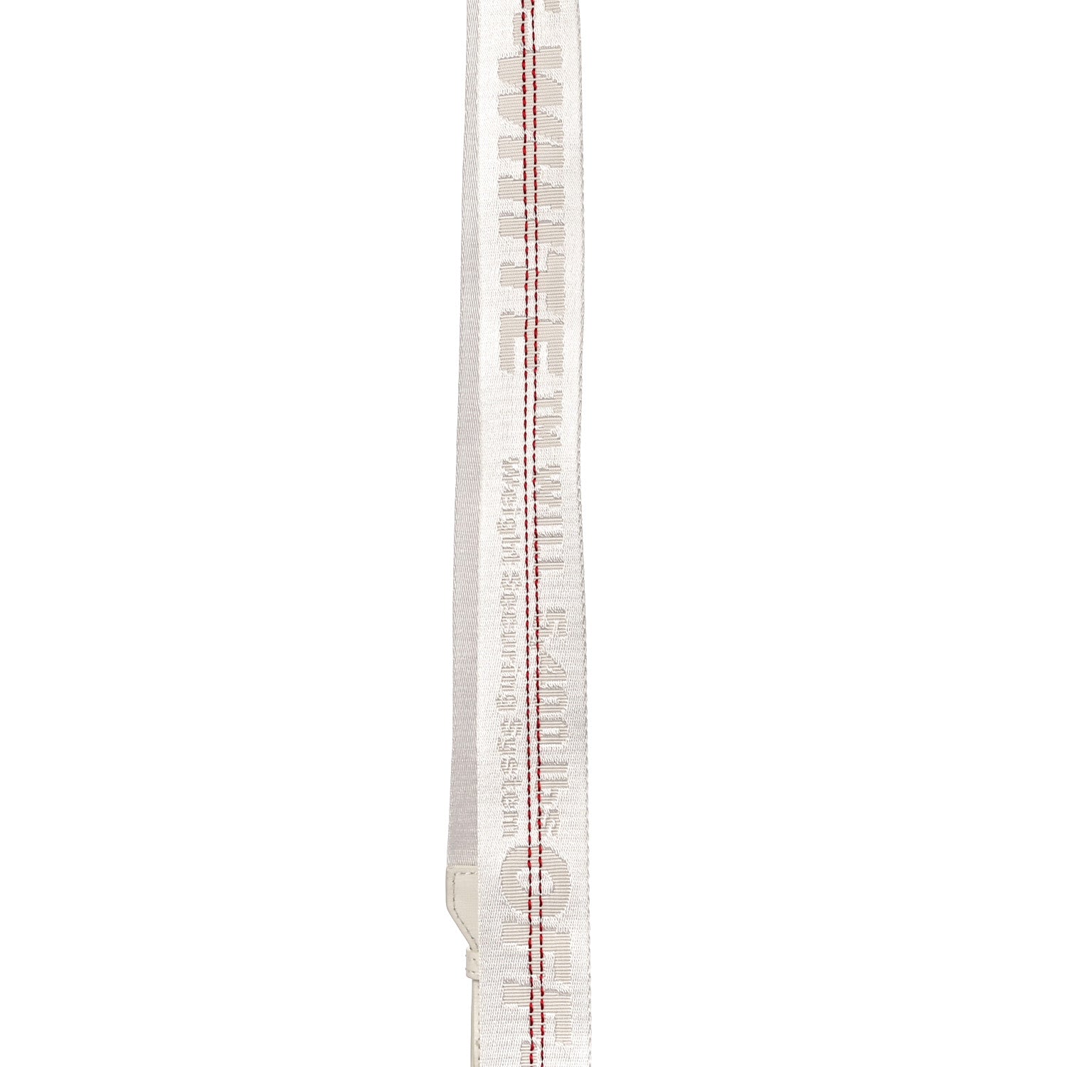 Off-White Saffiano Striped Diag Binder Flap Bag White Black 12 of 14