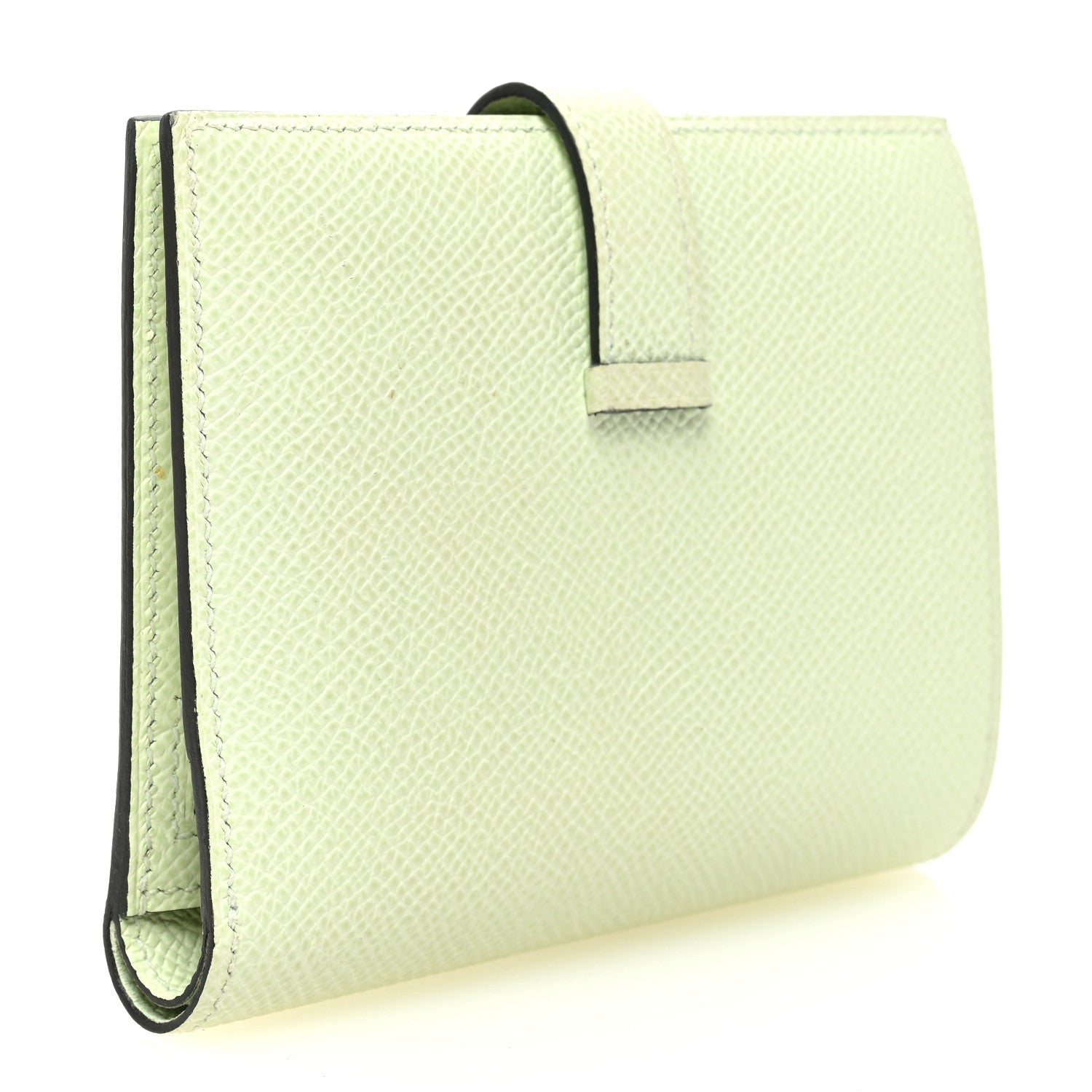 Hermes Epsom Bearn Compact Wallet Vert Fizz 3 of 9
