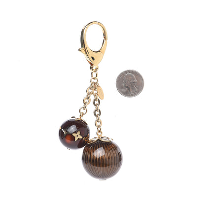 Louis Vuitton Monogram Ball Charm Key Chain Brown 2 of 2