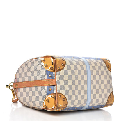 Louis Vuitton Damier Azur Summer Trunks Speedy Bandouliere 30 4 of 11