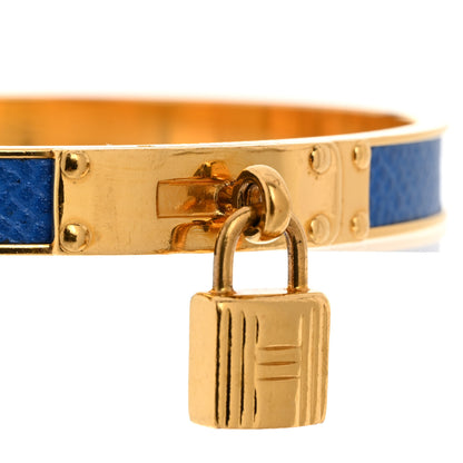 Hermes Courchevel Kelly Lock Cadena Bracelet Brighton Bleu 6 of 6