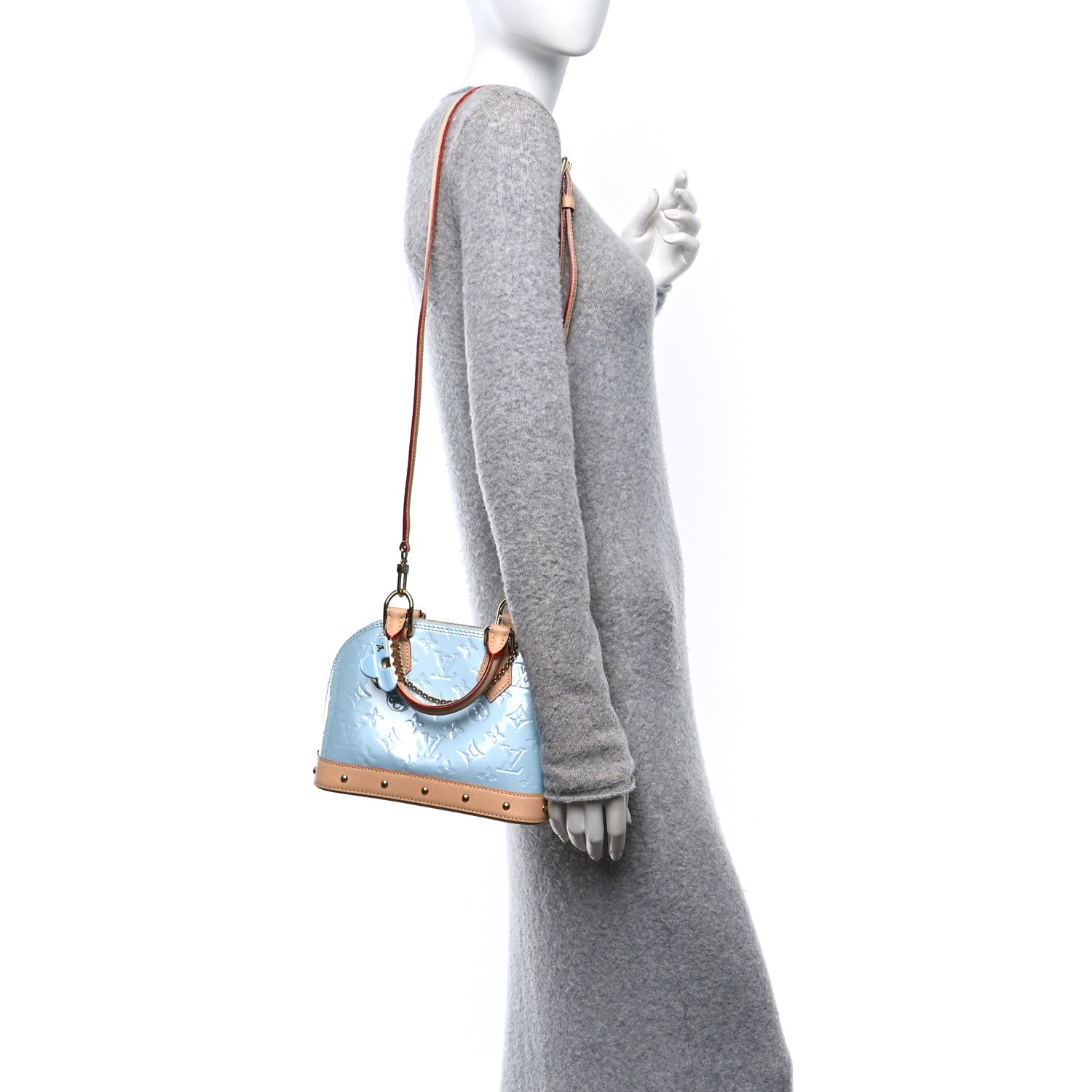 Louis Vuitton Vernis Hairclip Alma BB Sky 2 of 10