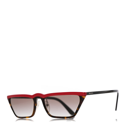 Prada Catwalk Sunglasses SPR 19U Black Red 1 of 8