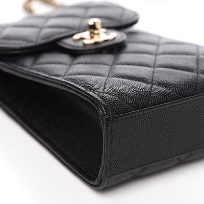 Chanel Caviar Quilted Classic Phone Holder Black 8 of 10