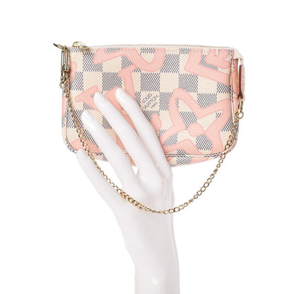 Louis Vuitton Damier Azur Tahitienne Mini Pochette Accessories 2 of 8