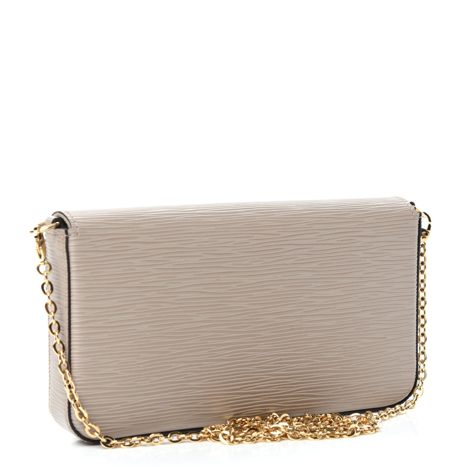 Louis Vuitton Epi Felicie Pochette Chain Wallet Galet 4 of 10