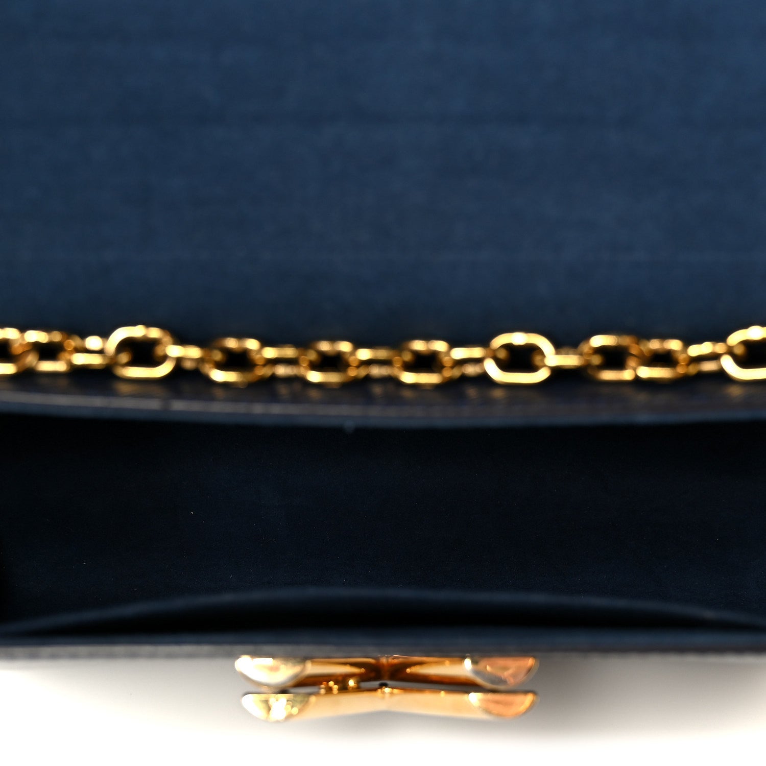Louis Vuitton Epi Twist Shoulder Bag MM Indigo 6 of 11
