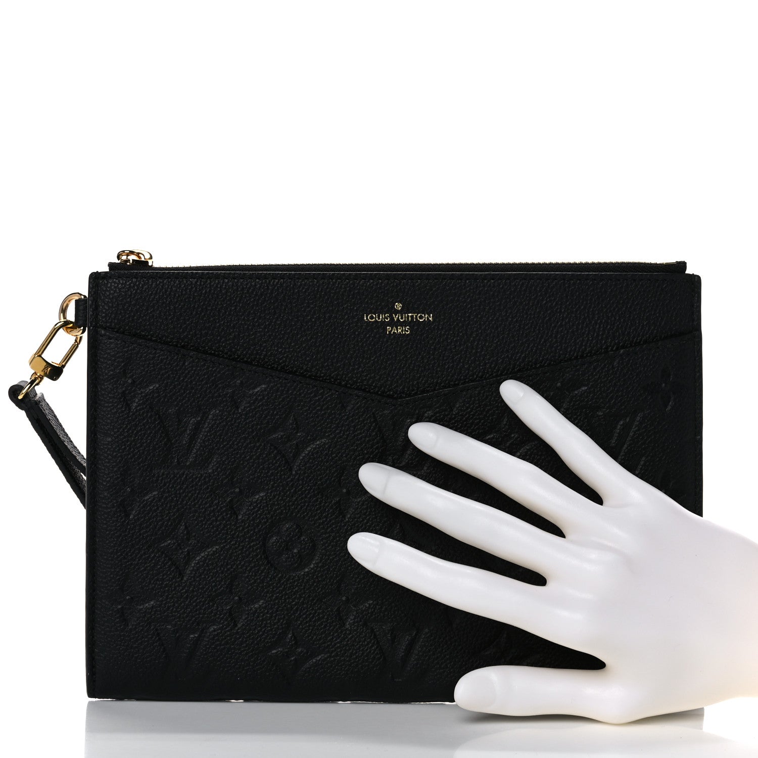 Louis Vuitton Empreinte Pochette Melanie MM Black 2 of 12