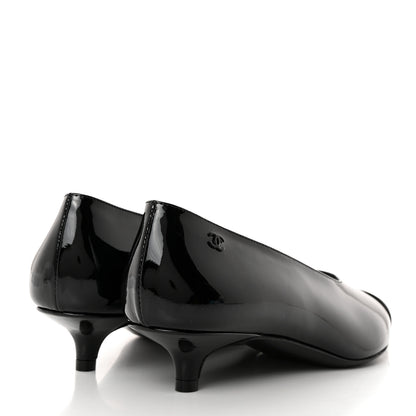 Chanel Patent Pumps 36.5 Black 4 of 9