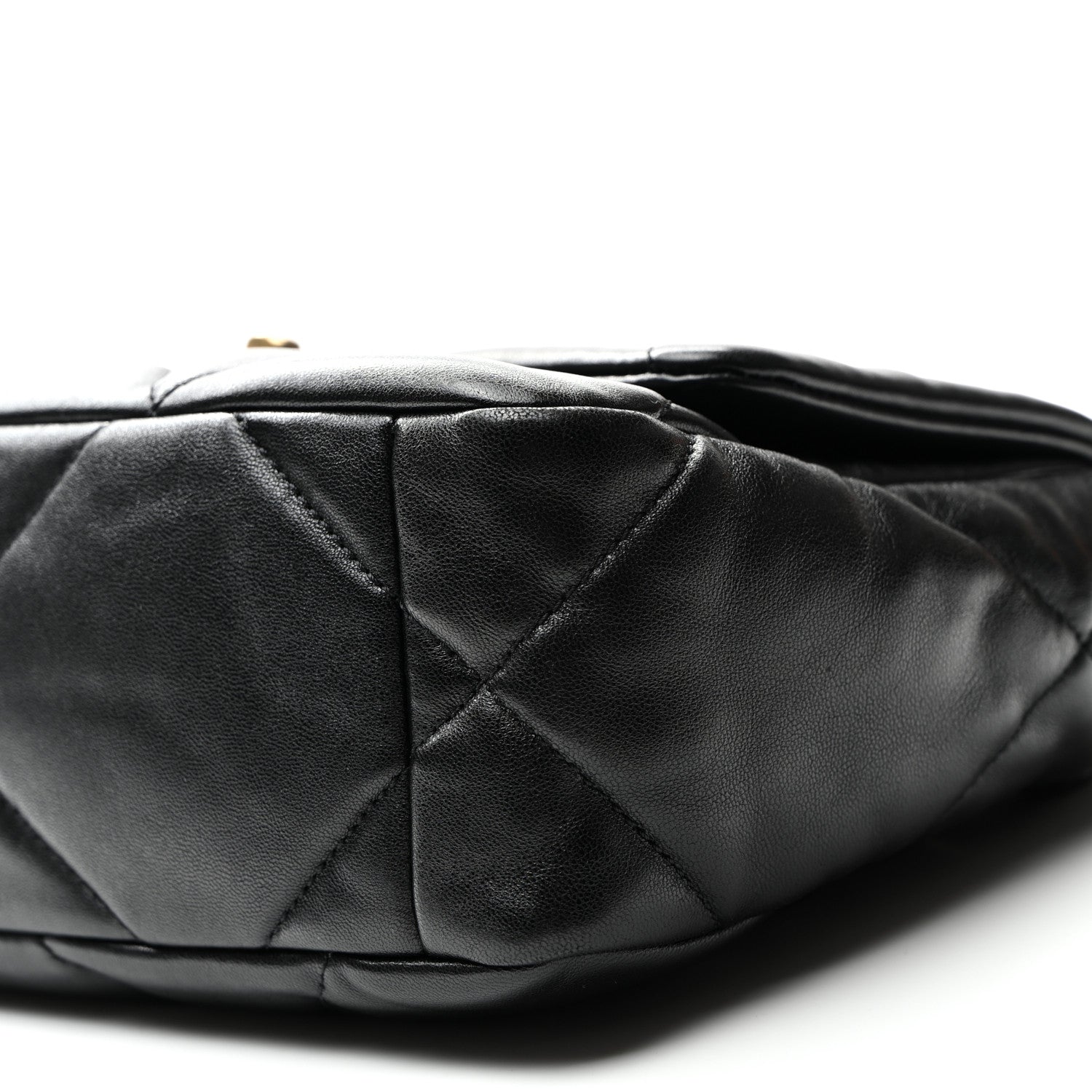 Chanel Goatskin Quilted Medium Chanel 19 Flap Black 10 of 10