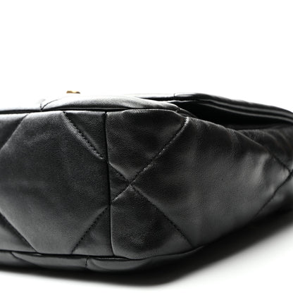 Chanel Goatskin Quilted Medium Chanel 19 Flap Black 10 of 10