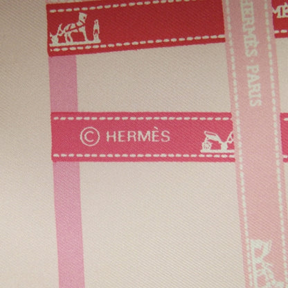 Hermes Silk Twill Pocket Square Scarf Ribbon 5 of 5