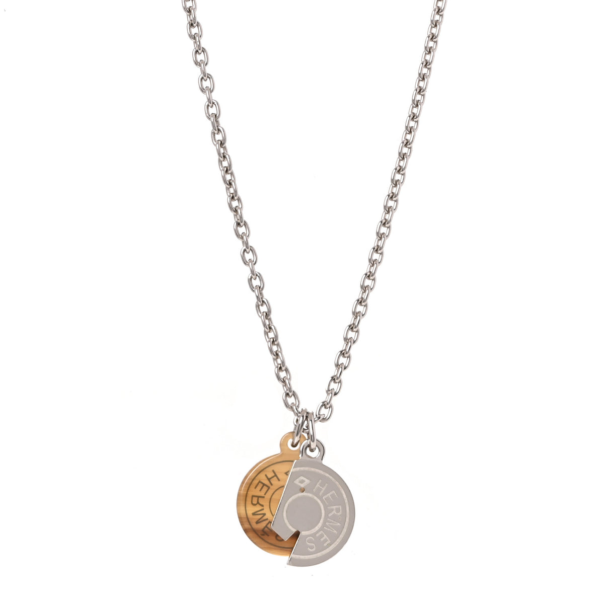 Hermes Buffalo Horn Lacquer Carrousel Necklace 1 of 4