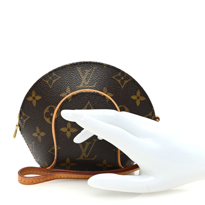 Louis Vuitton LOUIS VUITTON Monogram Mini Ellipse Wristlet Clutch 2 of 12