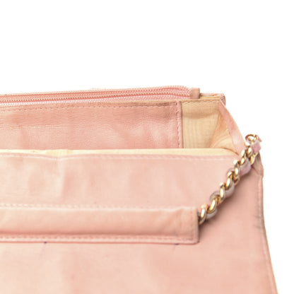 Chanel Caviar Timeless CC Wallet On Chain WOC Light Pink 7 of 14