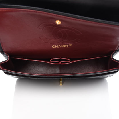 Chanel Lambskin Quilted Medium Double Flap Black 5 of 12