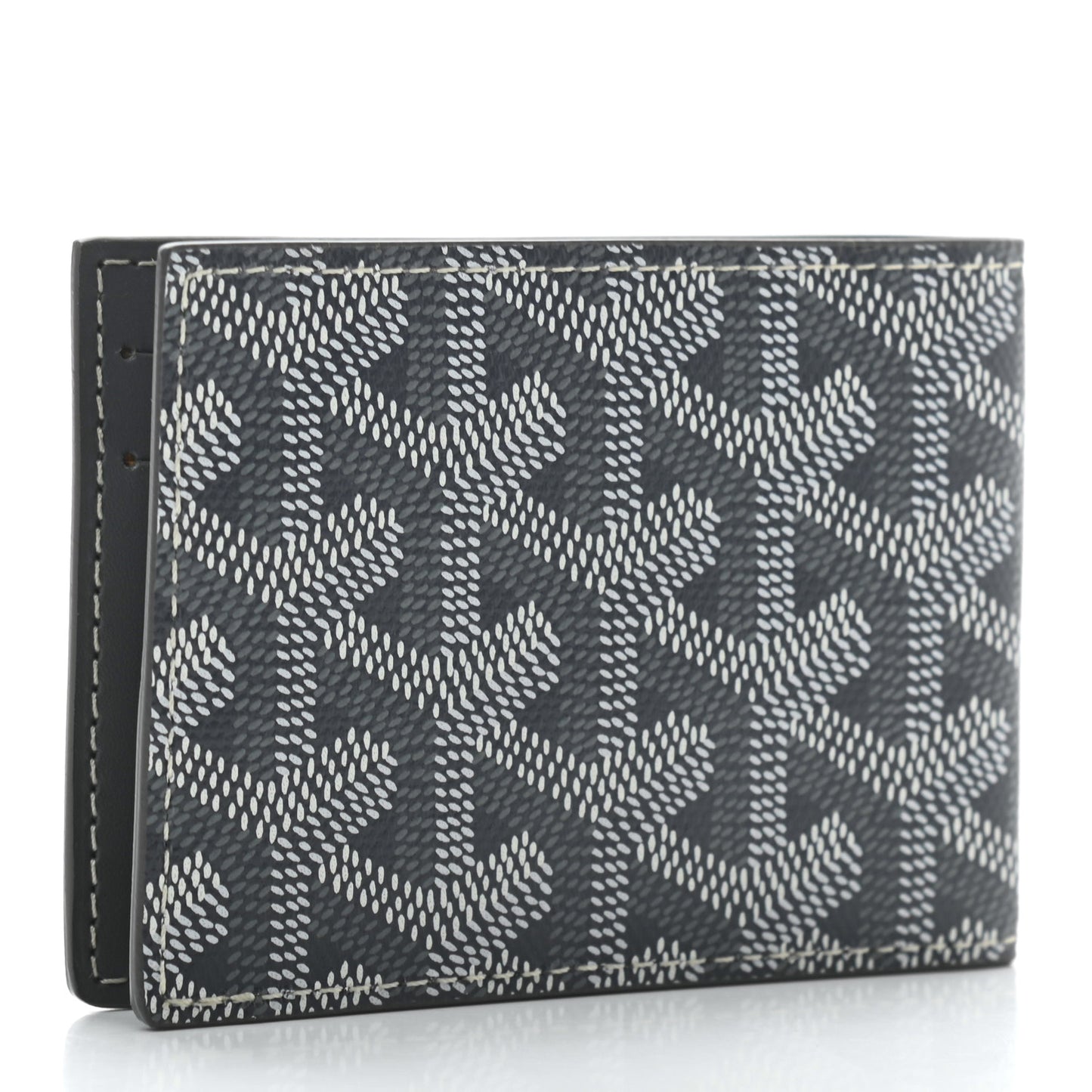 Goyardine Multi Slot Bi-Fold Wallet Grey