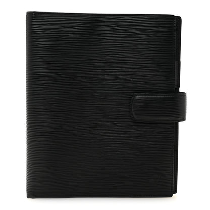 Louis Vuitton Epi Large Ring Agenda Cover Black 1 of 7