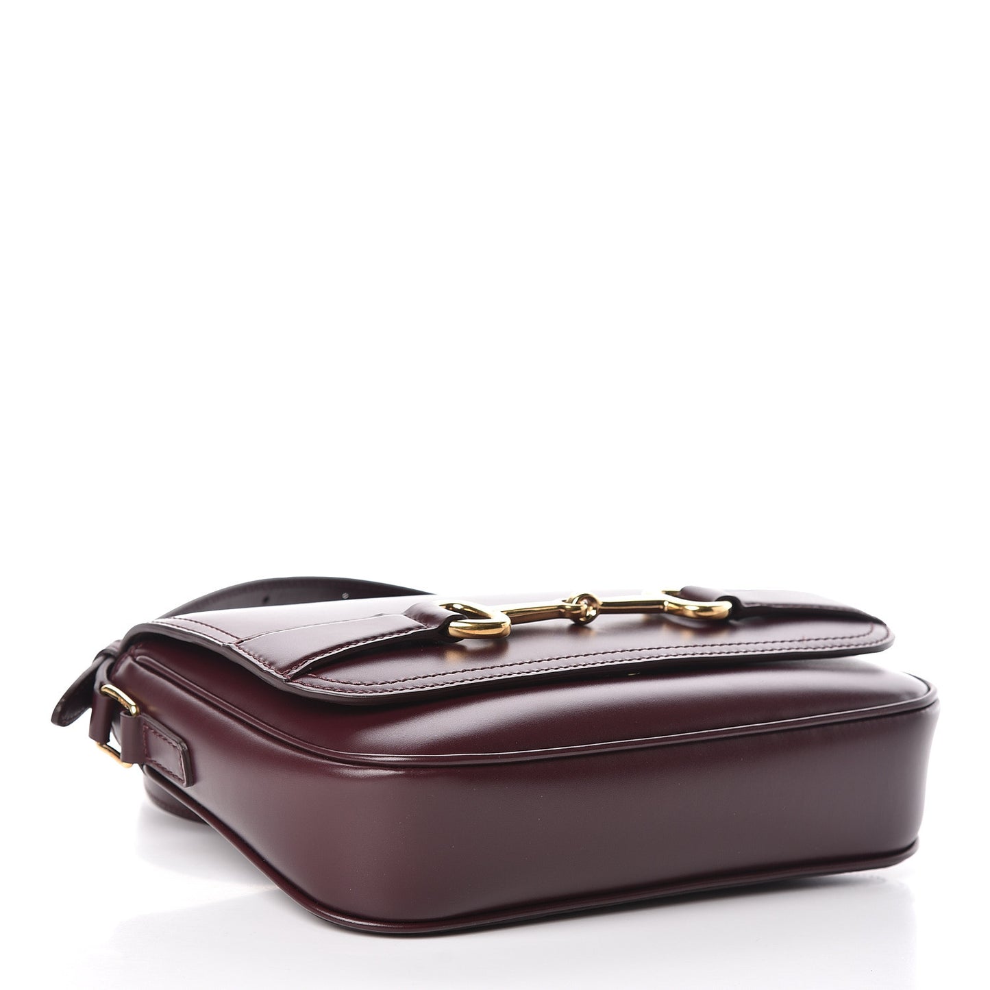 Satinated Calfskin Medium Crecy Bag Burgundy