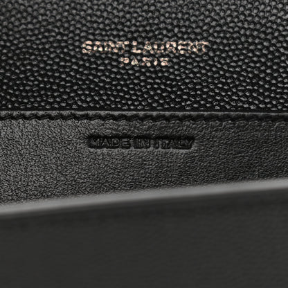 Saint Laurent Grain De Poudre Uptown Chain Wallet Black 8 of 10