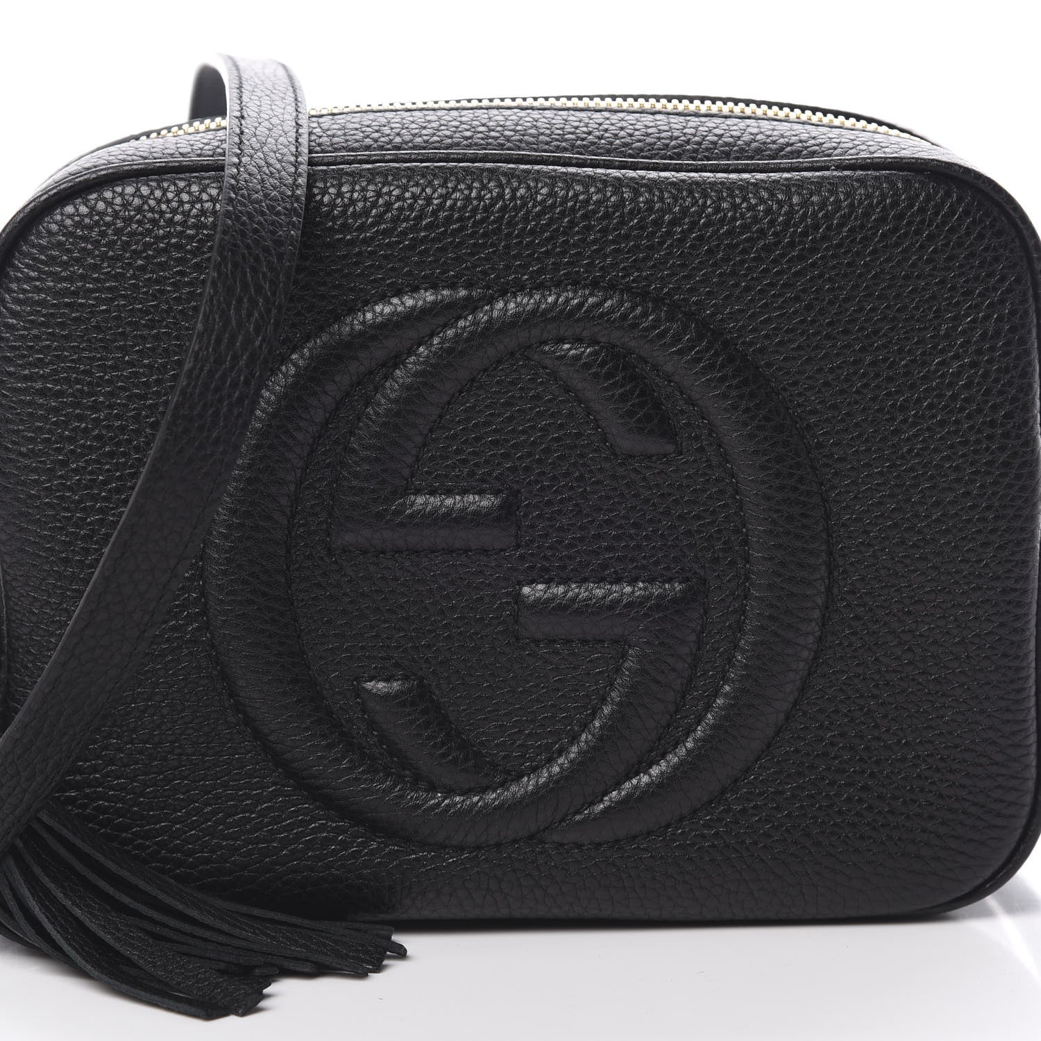 Gucci Pebbled Calfskin Small Soho Disco Bag Black 8 of 10