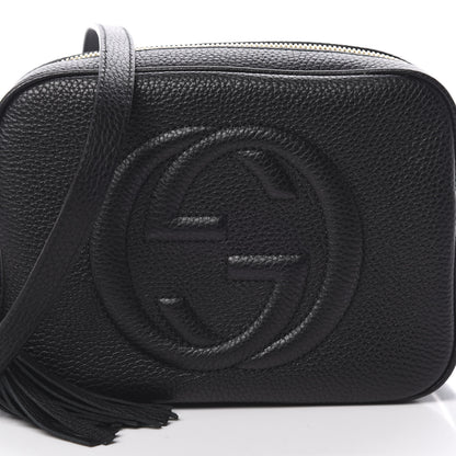 Gucci Pebbled Calfskin Small Soho Disco Bag Black 8 of 10