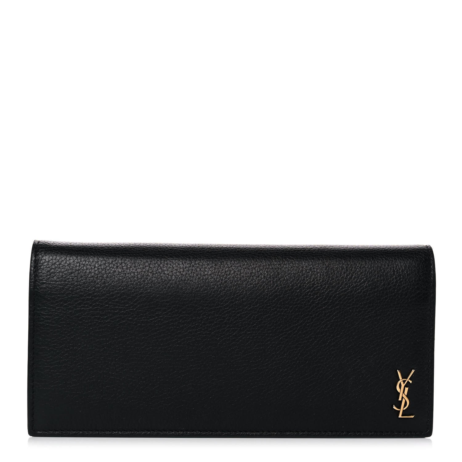 Saint Laurent Calfskin Tiny Monogram Cassandre Wallet Black 1 of 12