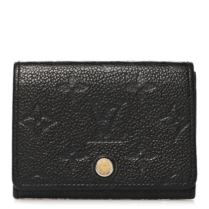 Louis Vuitton Empreinte Business Card Holder Black 1 of 6