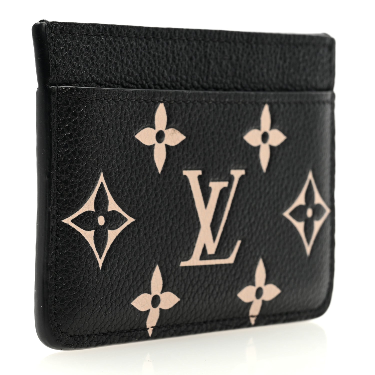 Louis Vuitton Empreinte Card Holder Black Beige 3 of 6