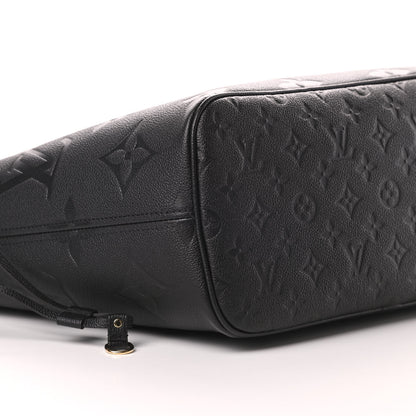 Louis Vuitton Empreinte Monogram Giant Neverfull MM Black 10 of 12