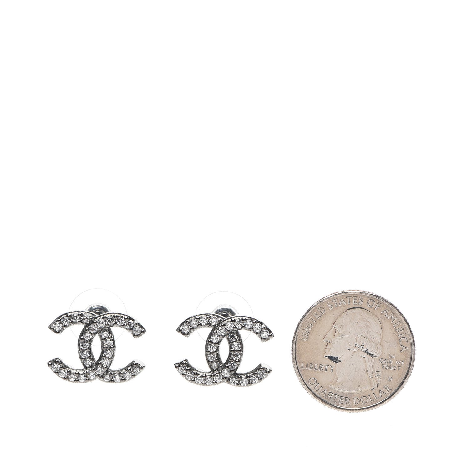 Ruthenium Crystal CC Earrings