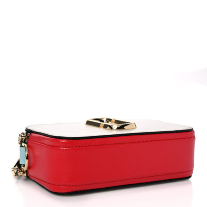 Marc Jacobs Saffiano Small Snapshot Camera Bag Porcelain Multi 4 of 12