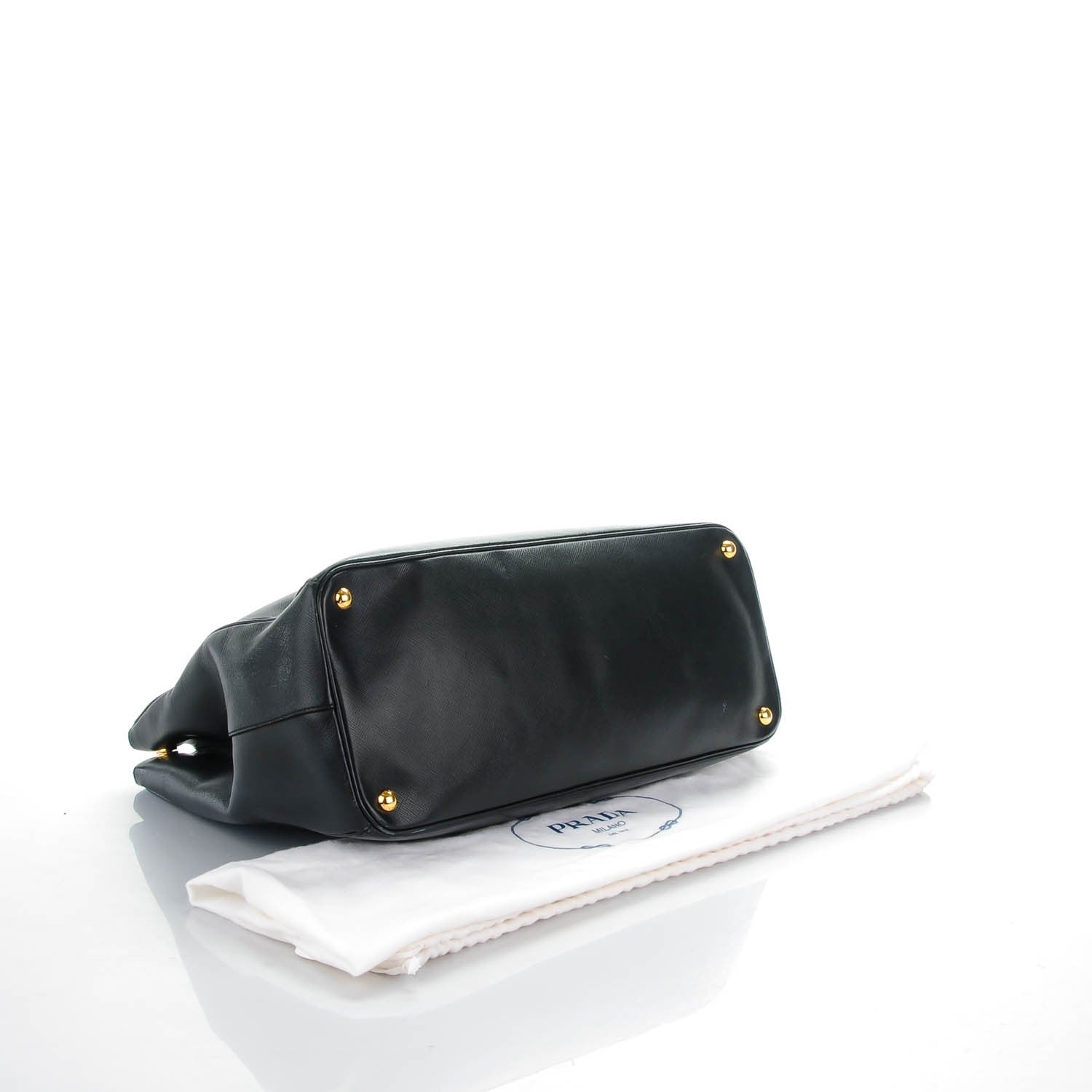 Prada Saffiano Lux Extra Large Galleria Double Zip Tote Black 4 of 8