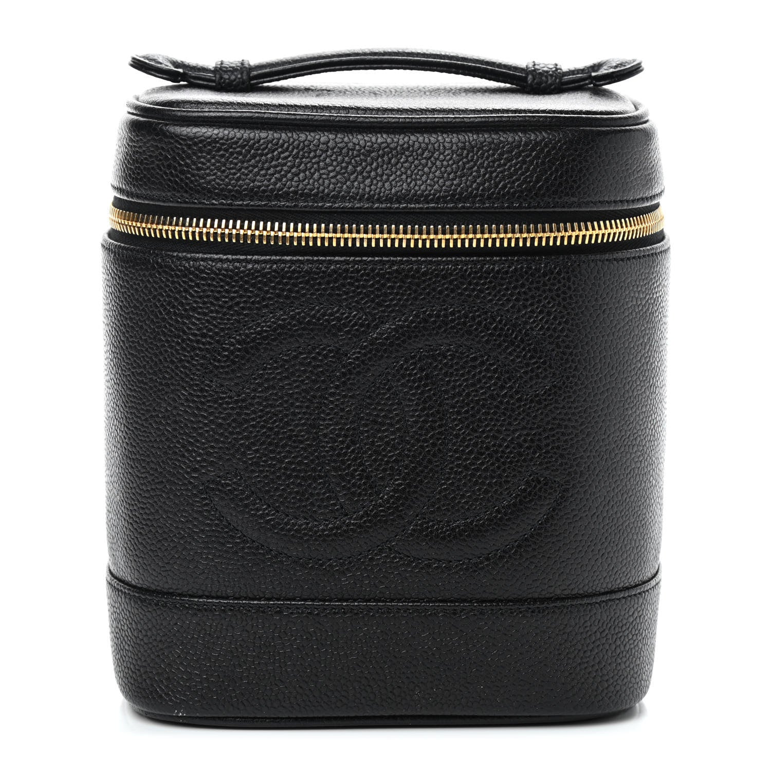 Chanel Caviar Vanity Cosmetic Case Black 1 of 11