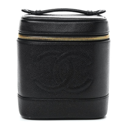 Chanel Caviar Vanity Cosmetic Case Black 1 of 11