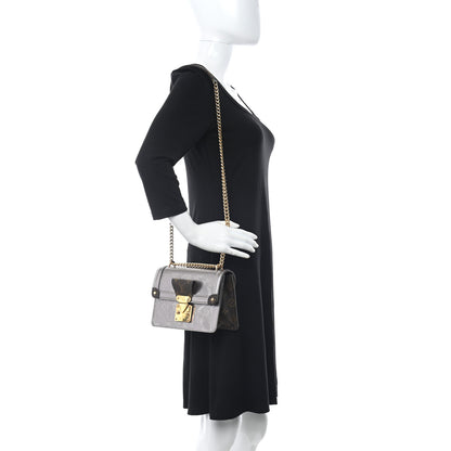 Louis Vuitton Vernis Epi Monogram Wynwood Metallic Taupe Grey 2 of 10