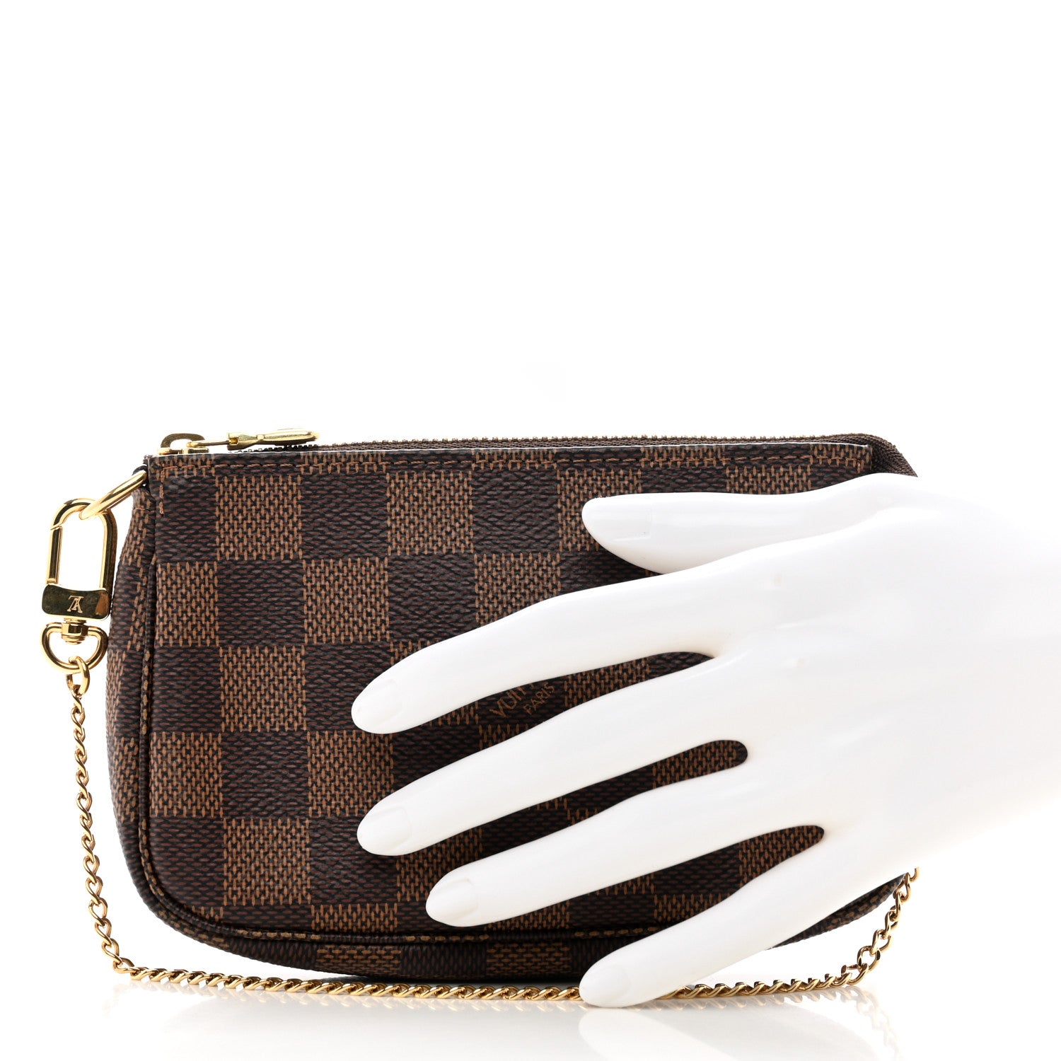 Louis Vuitton Damier Ebene Mini Pochette Accessories 2 of 8