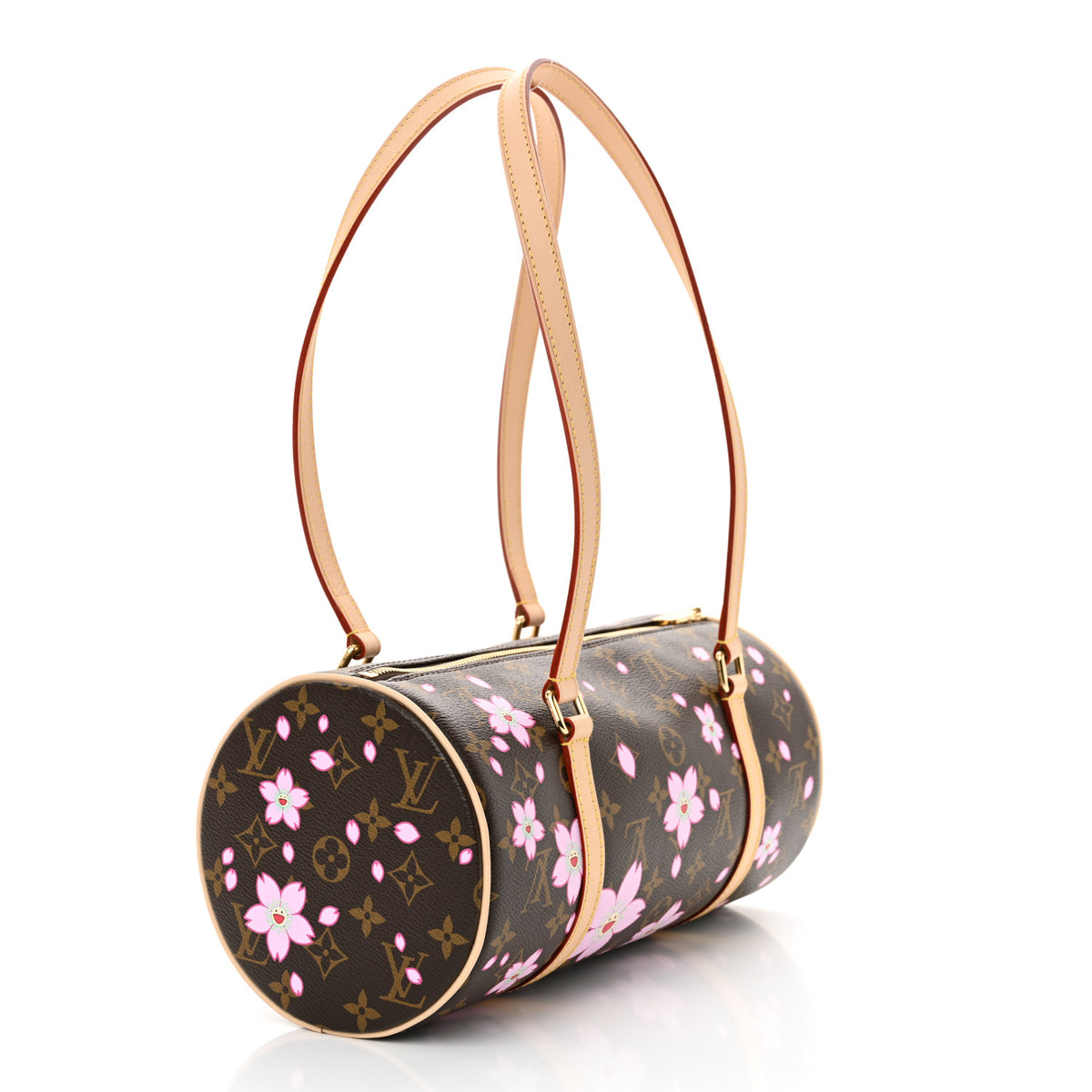 Louis Vuitton LV X TM Monogram Cherry Blossom Papillon Sakura Brown 4 of 10