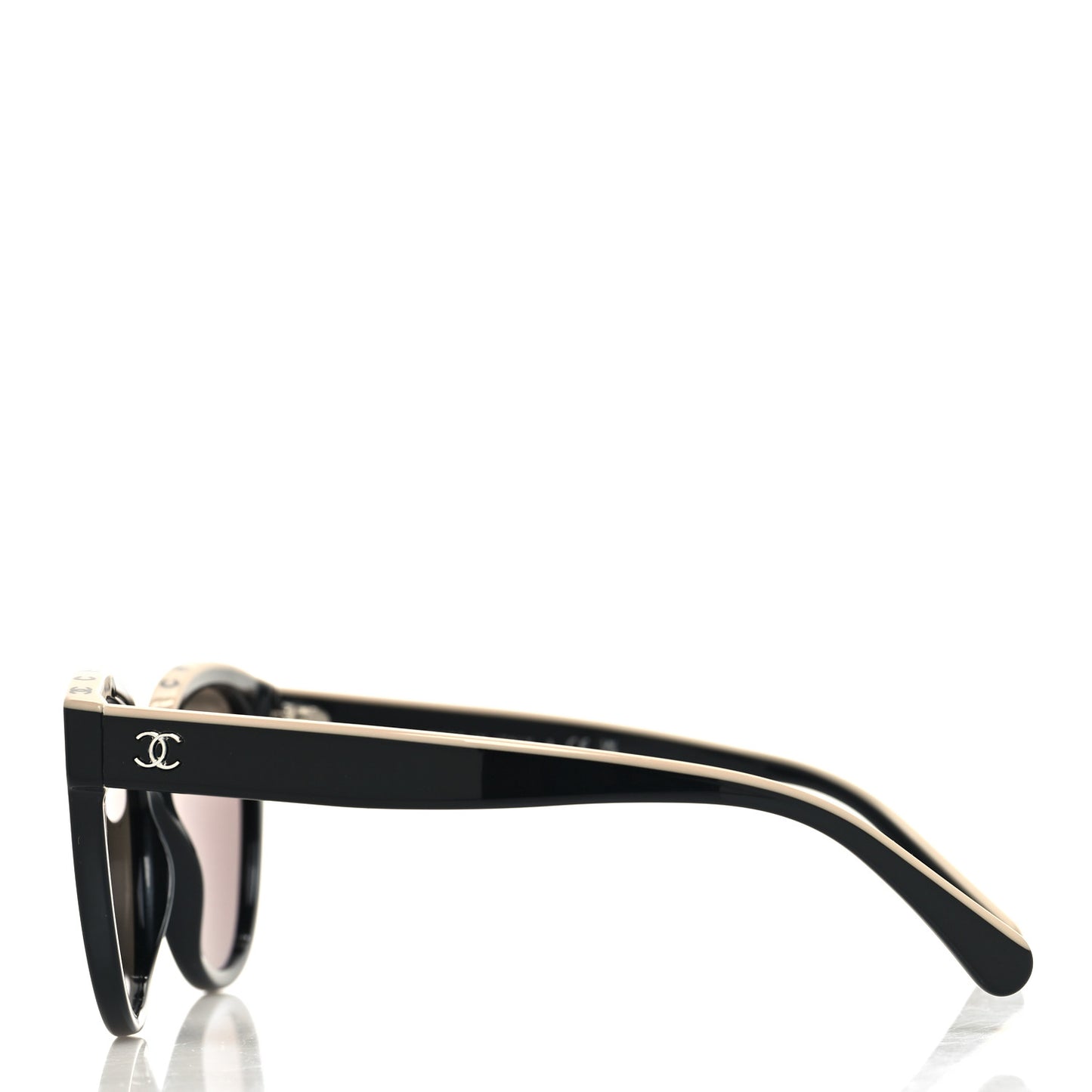 Acetate CC Butterfly Sunglasses 5414-A Black Beige
