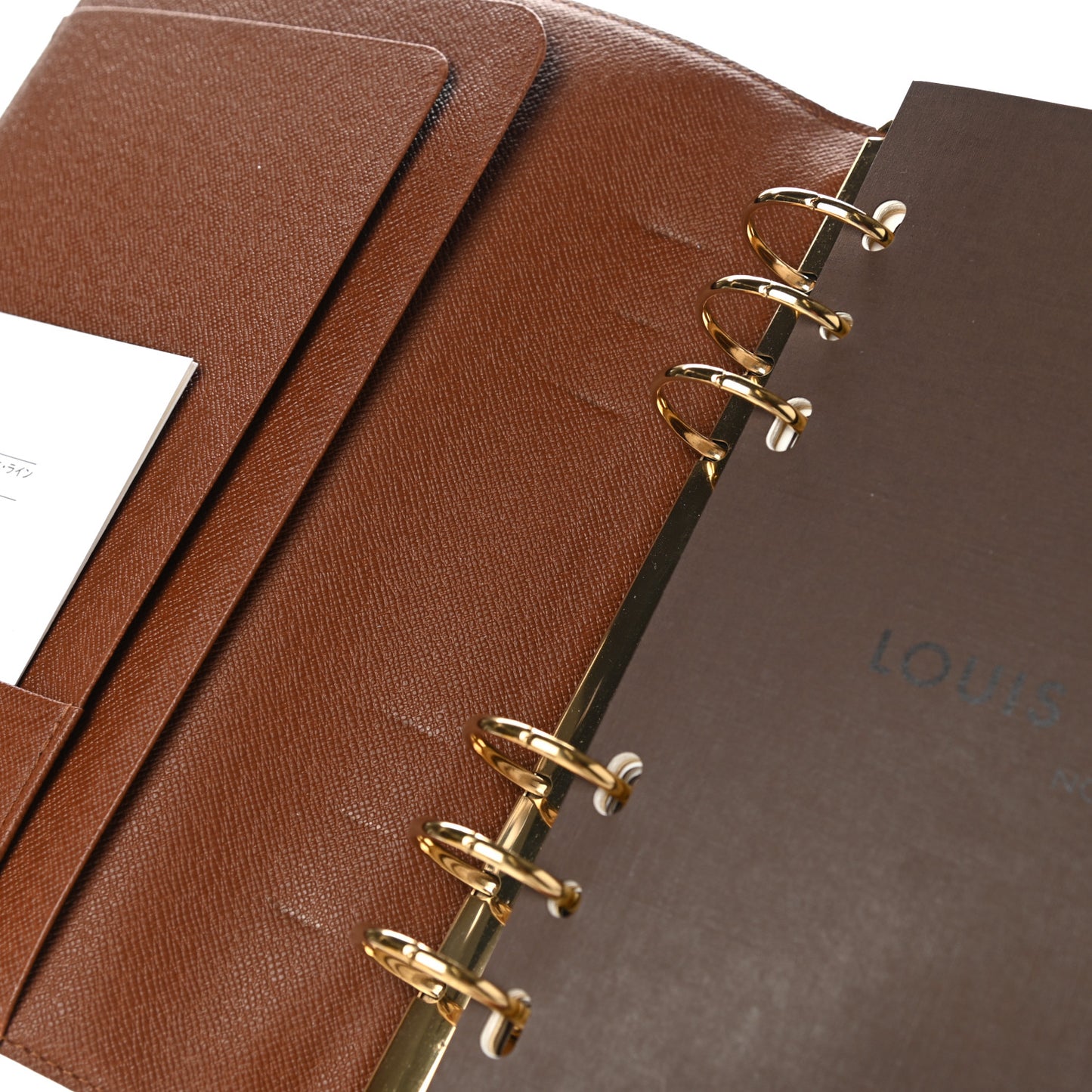 Monogram Large Ring Agenda Cover