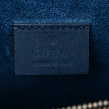 Gucci GG Supreme Monogram Blooms Small Dionysus Shoulder Bag Beige Navy Vintage Blue 11 of 19